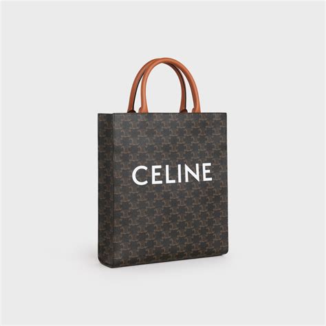 celine small cabas 多少錢|SMALL CABAS VERTICAL IN TRIOMPHE CANVAS AND .